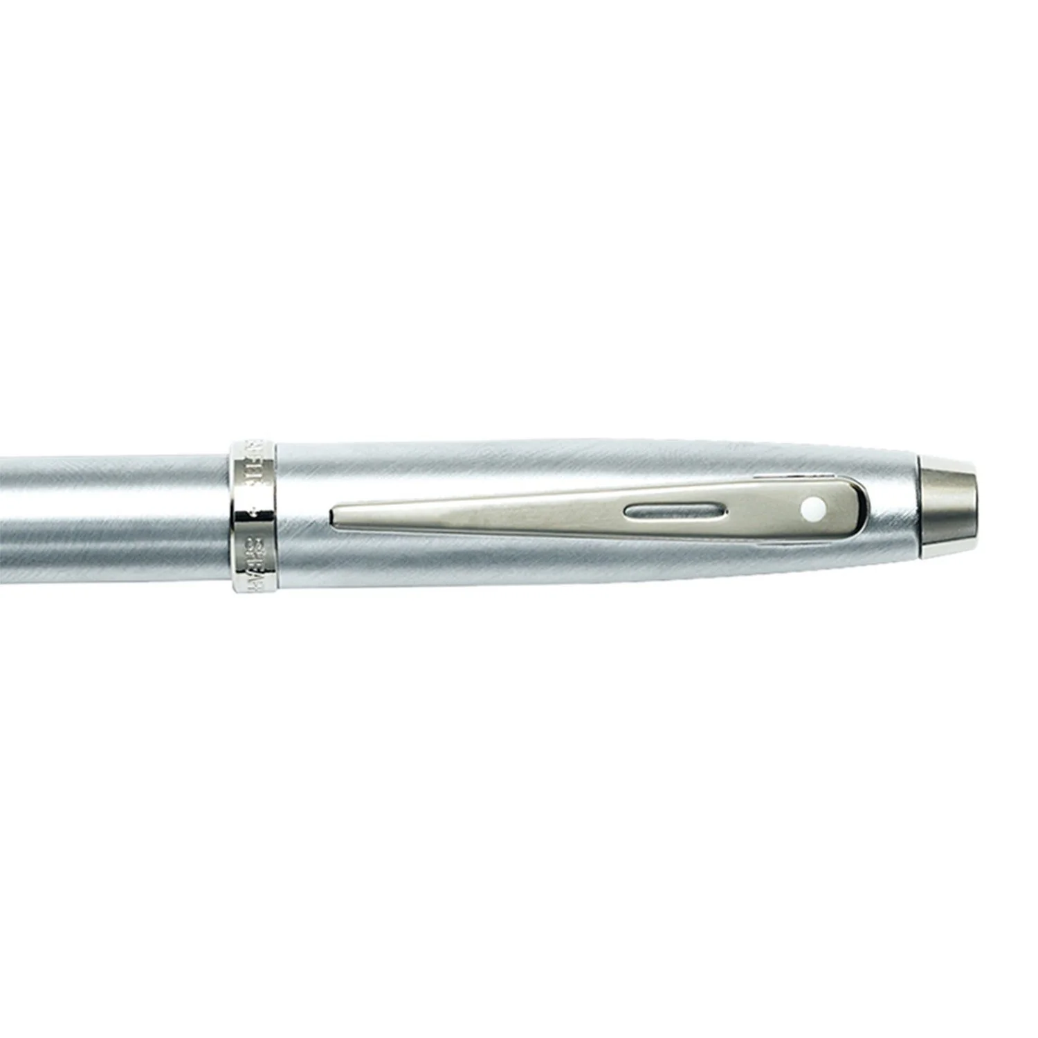 Sheaffer® 100 Brushed Chrome With Shiny Chrome Trim Rollerball Pen - Image 4