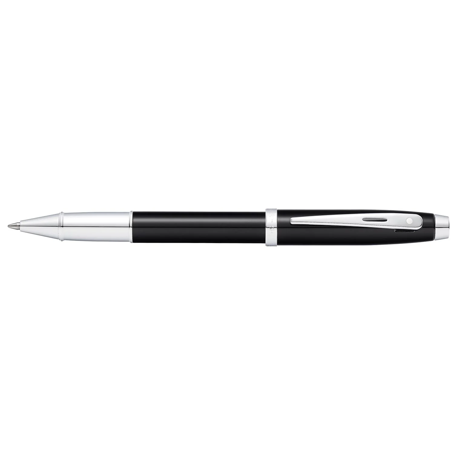 Sheaffer® 100 Glossy Black With Chrome Trims Rollerball Pen - Image 5