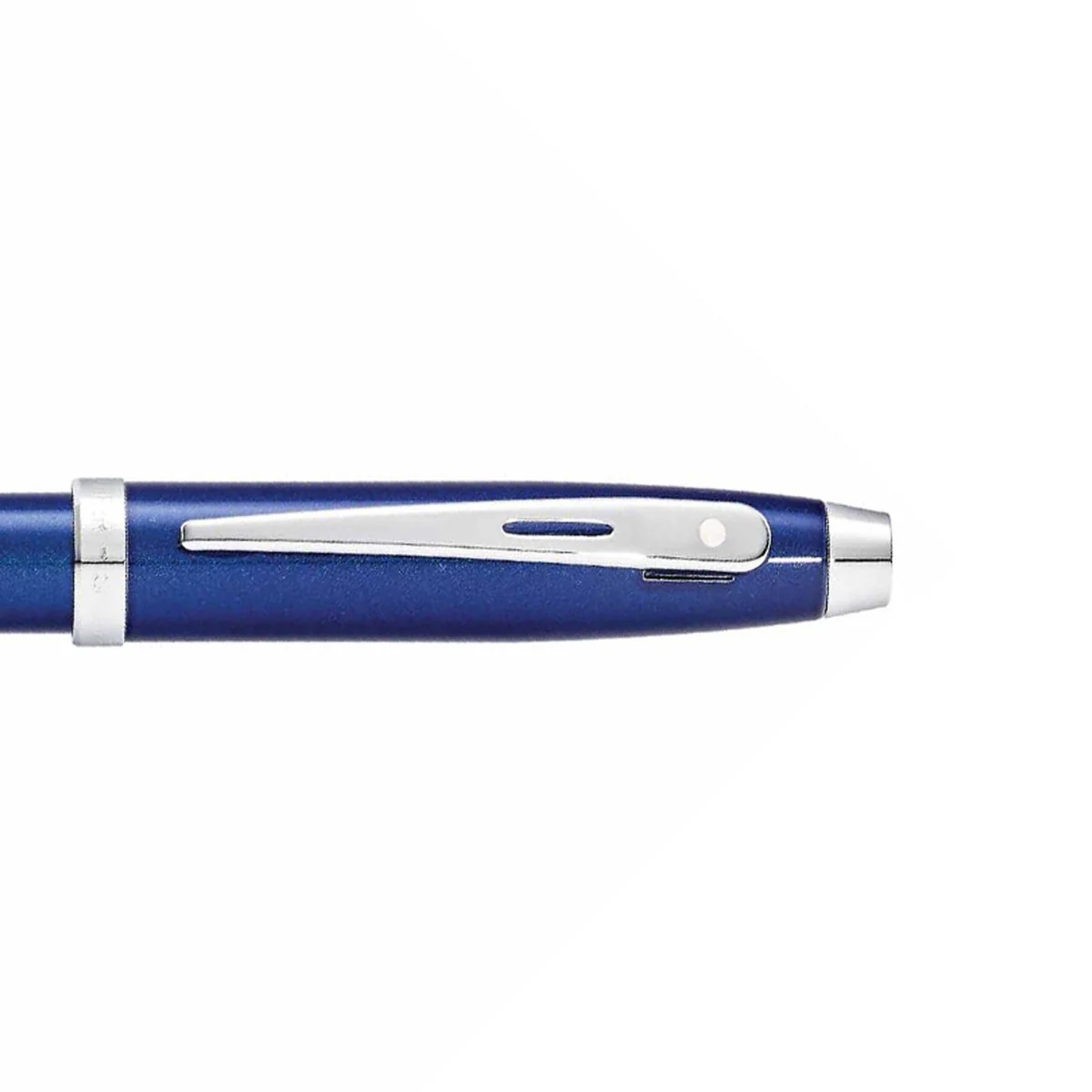 Sheaffer® 100 Glossy Blue with Chrome Trims Ballpoint Pen - Image 5