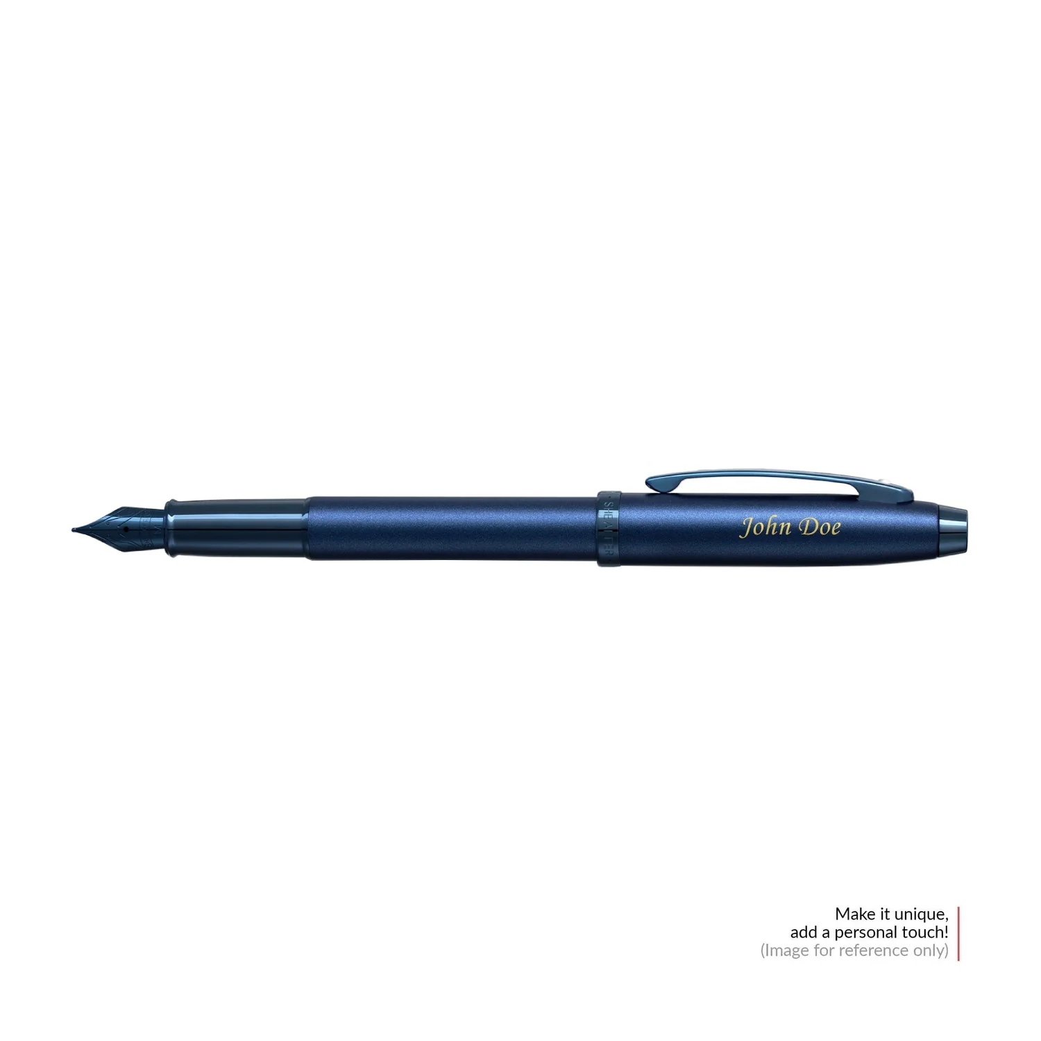 Sheaffer® 100 Glossy Blue with Chrome Trims Rollerball Pen - Image 7