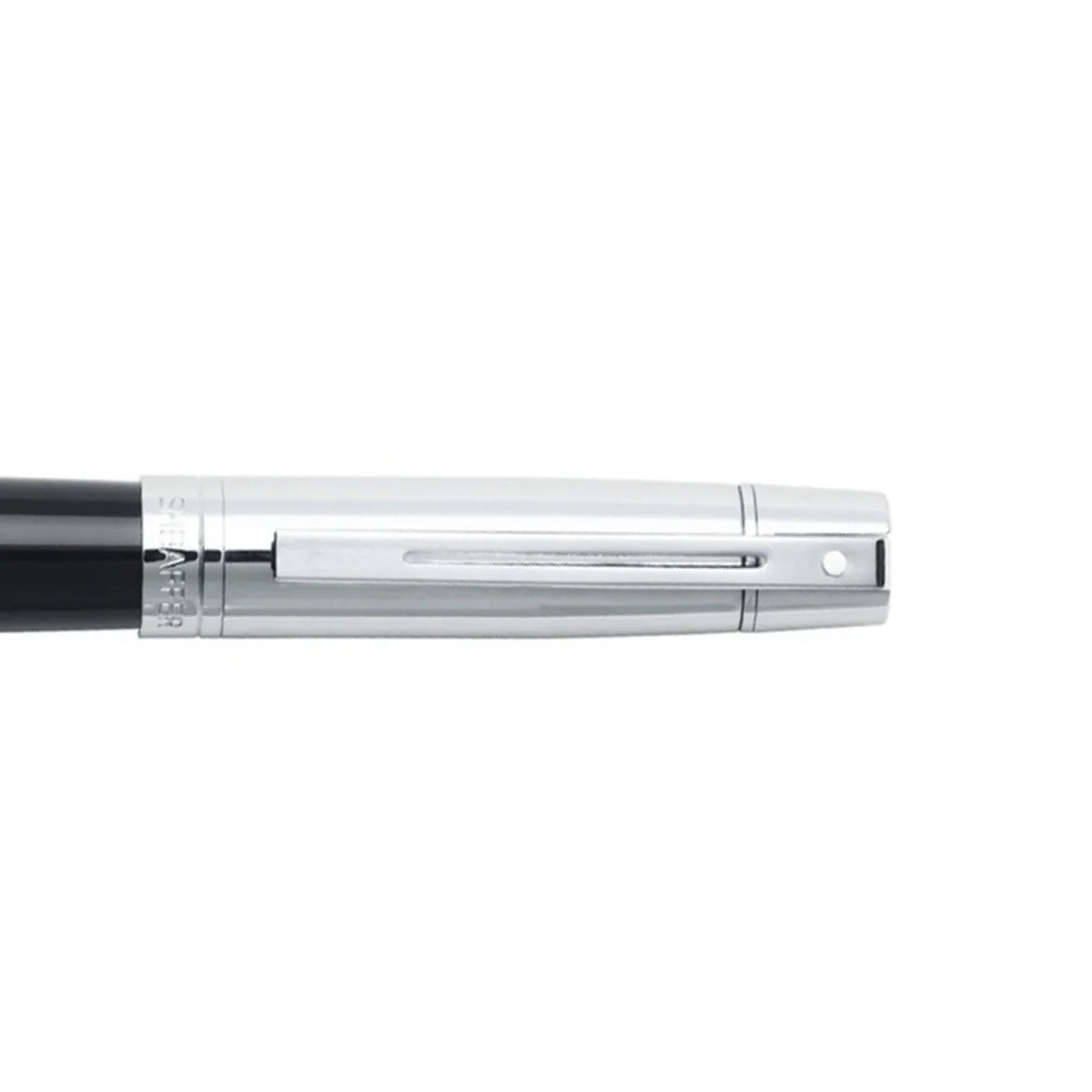 Sheaffer® 300 Glossy Black Barrel and Bright Chrome Cap Rollerball Pen - Image 5