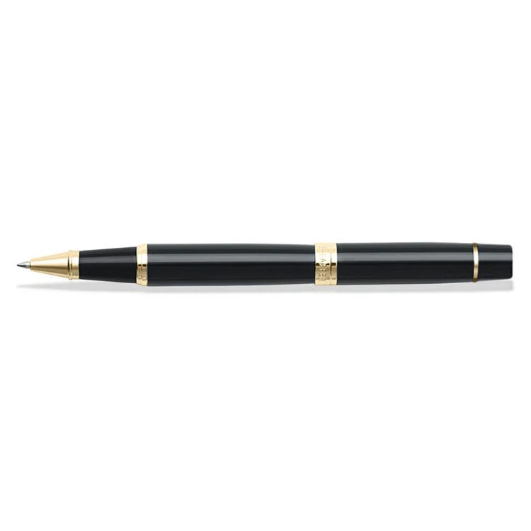 Sheaffer® 300 Glossy Black with Gold Trims Rollerball Pen - Image 5