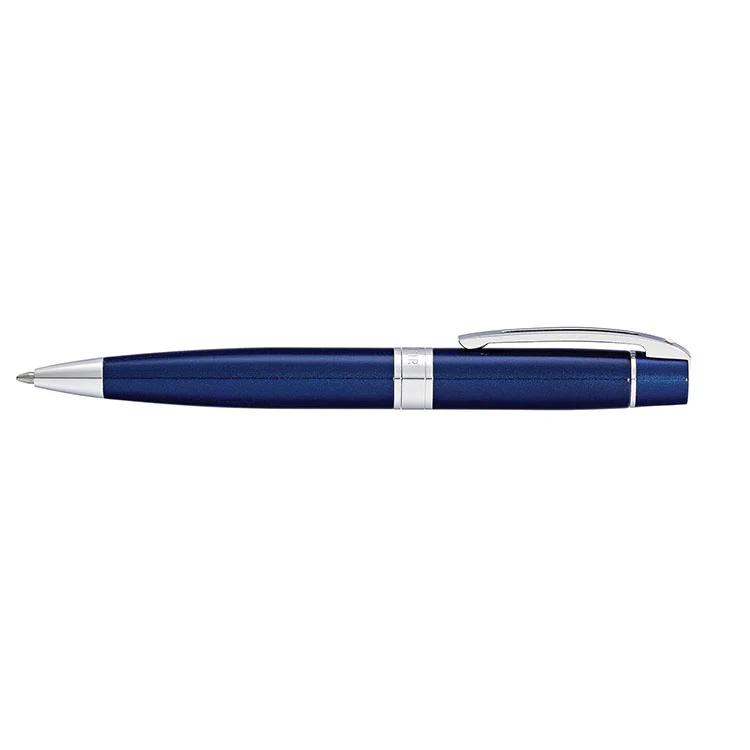 Sheaffer® 300 Glossy Blue with Chrome Trims Ballpoint Pen - Image 3