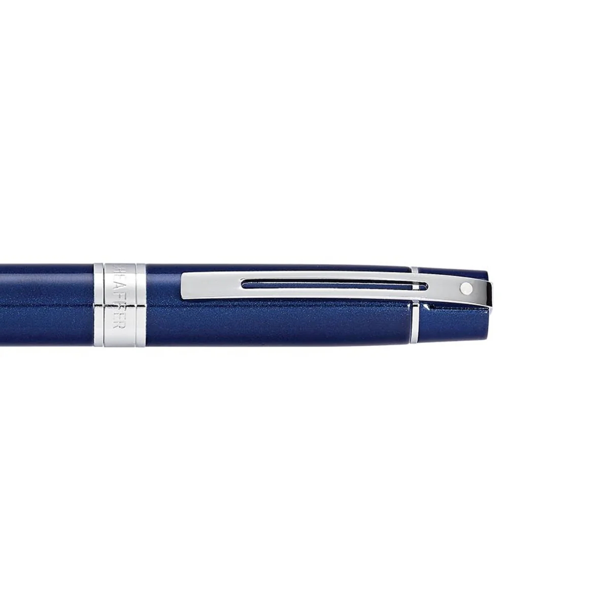 Sheaffer® 300 Glossy Blue with Chrome Trims Ballpoint Pen - Image 5