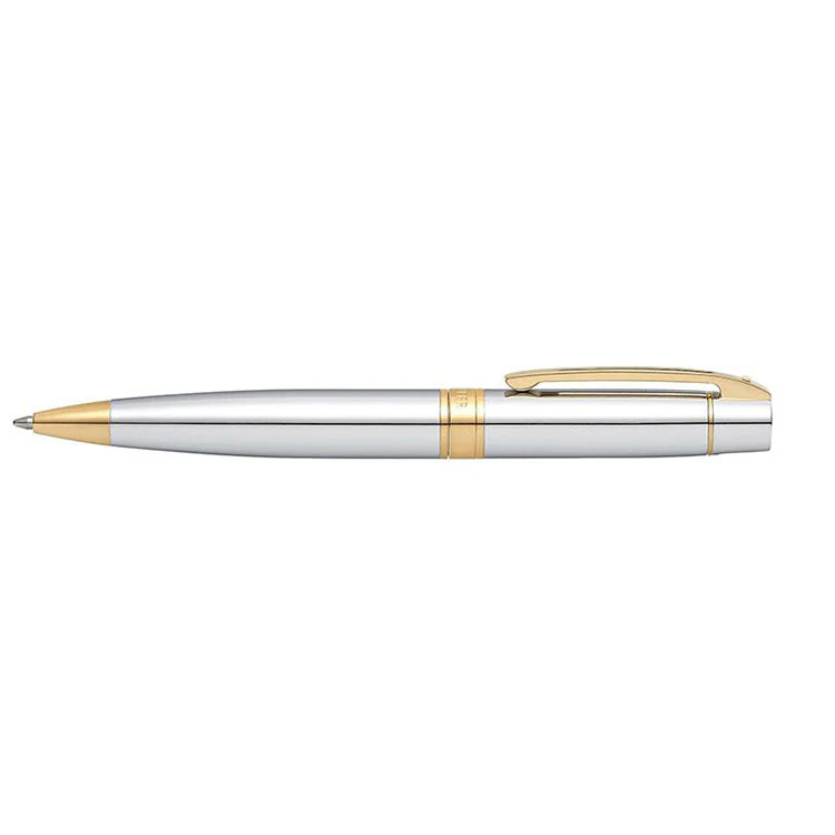 Sheaffer® 300 Chrome with Gold Trims Ballpoint Pen - Image 3