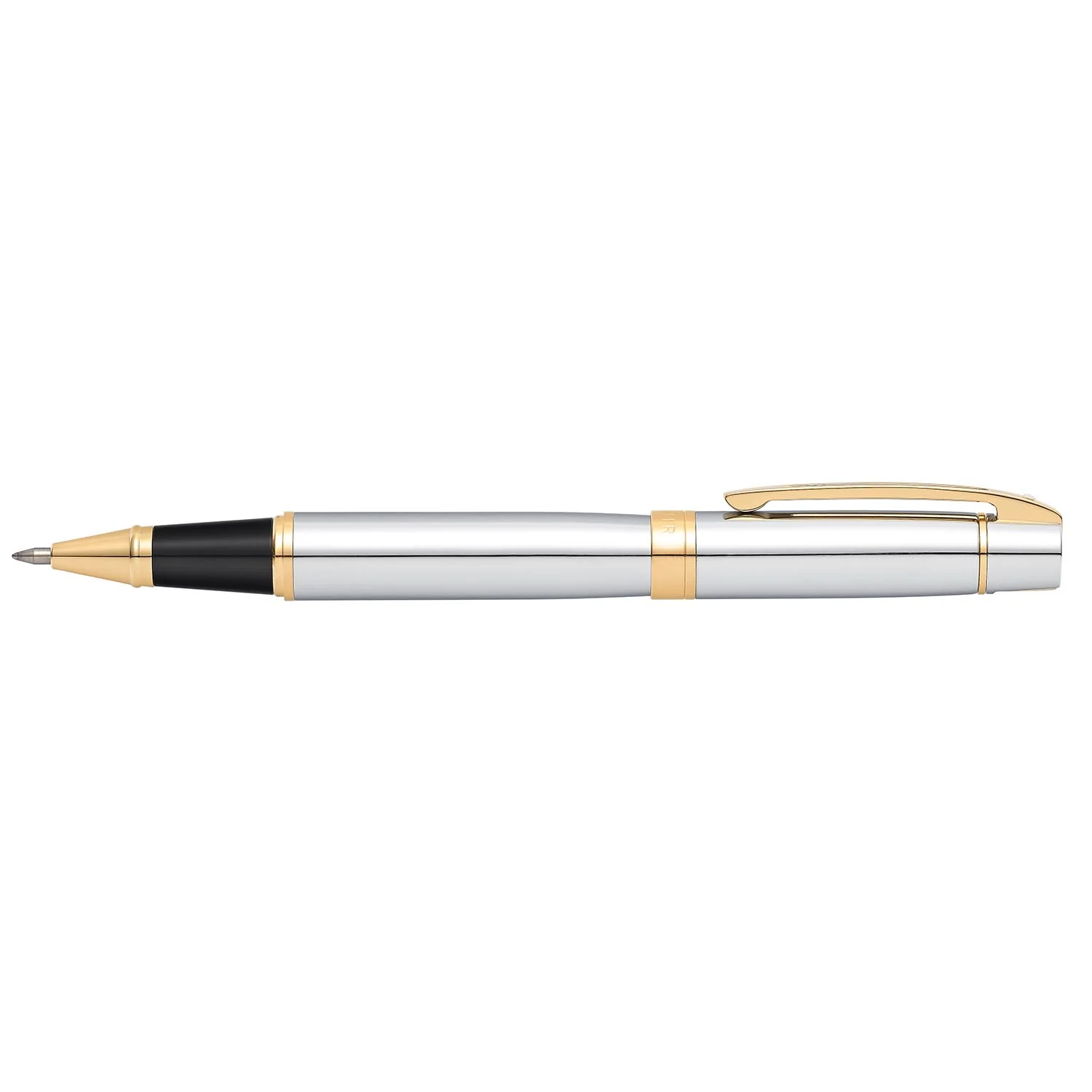 Sheaffer® 300 Chrome with Gold Trims Rollerball Pen - Image 3