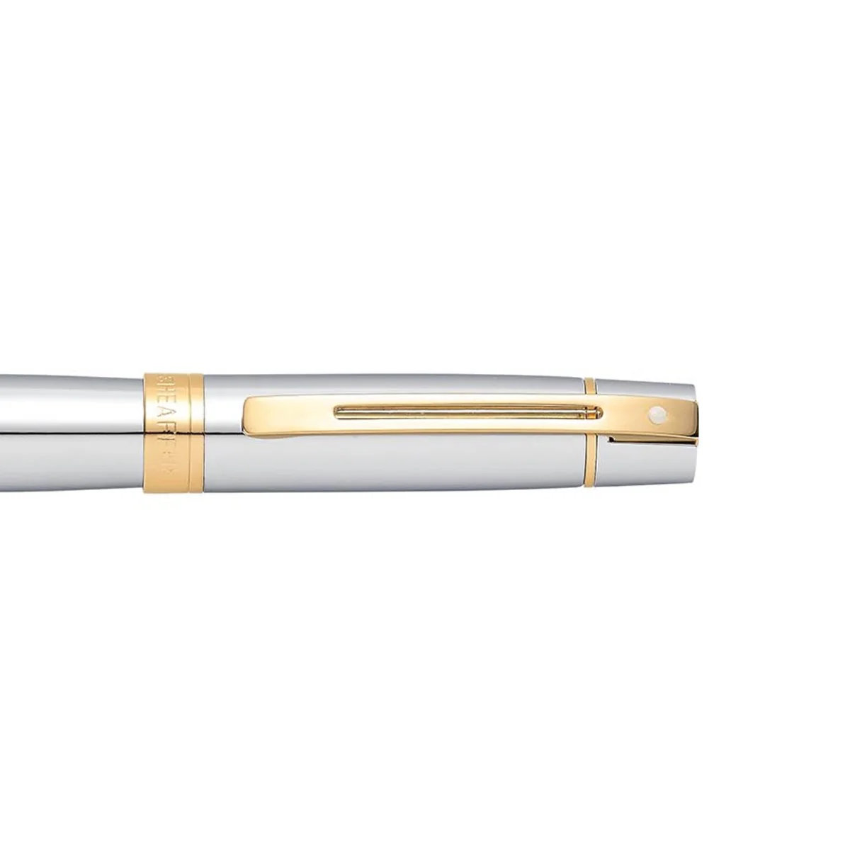 Sheaffer® 300 Chrome with Gold Trims Rollerball Pen - Image 4