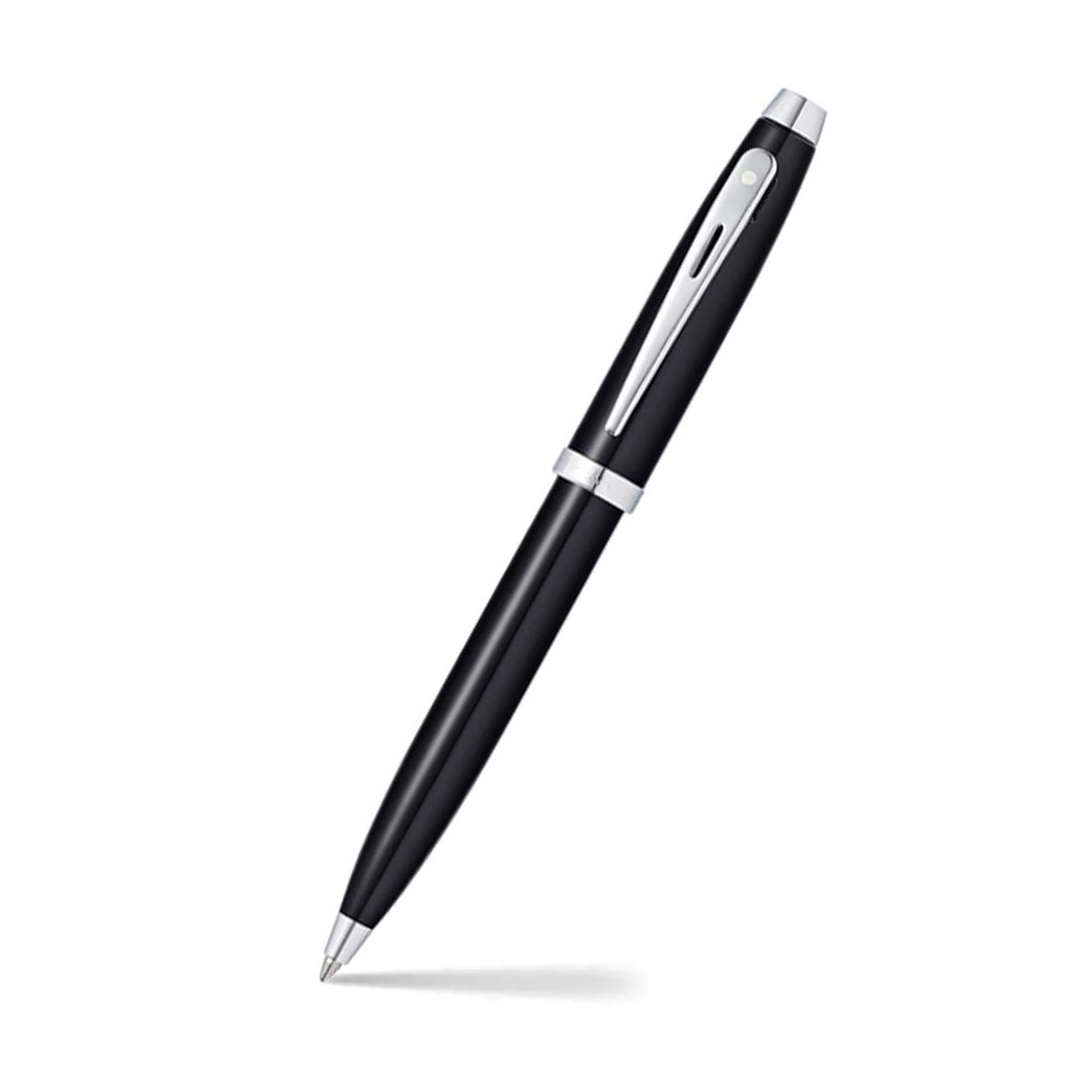 Sheaffer Gift Set ft. Glossy Black 100 Ballpoint Pen with Chrome Trims and Business Card Holder - Image 4