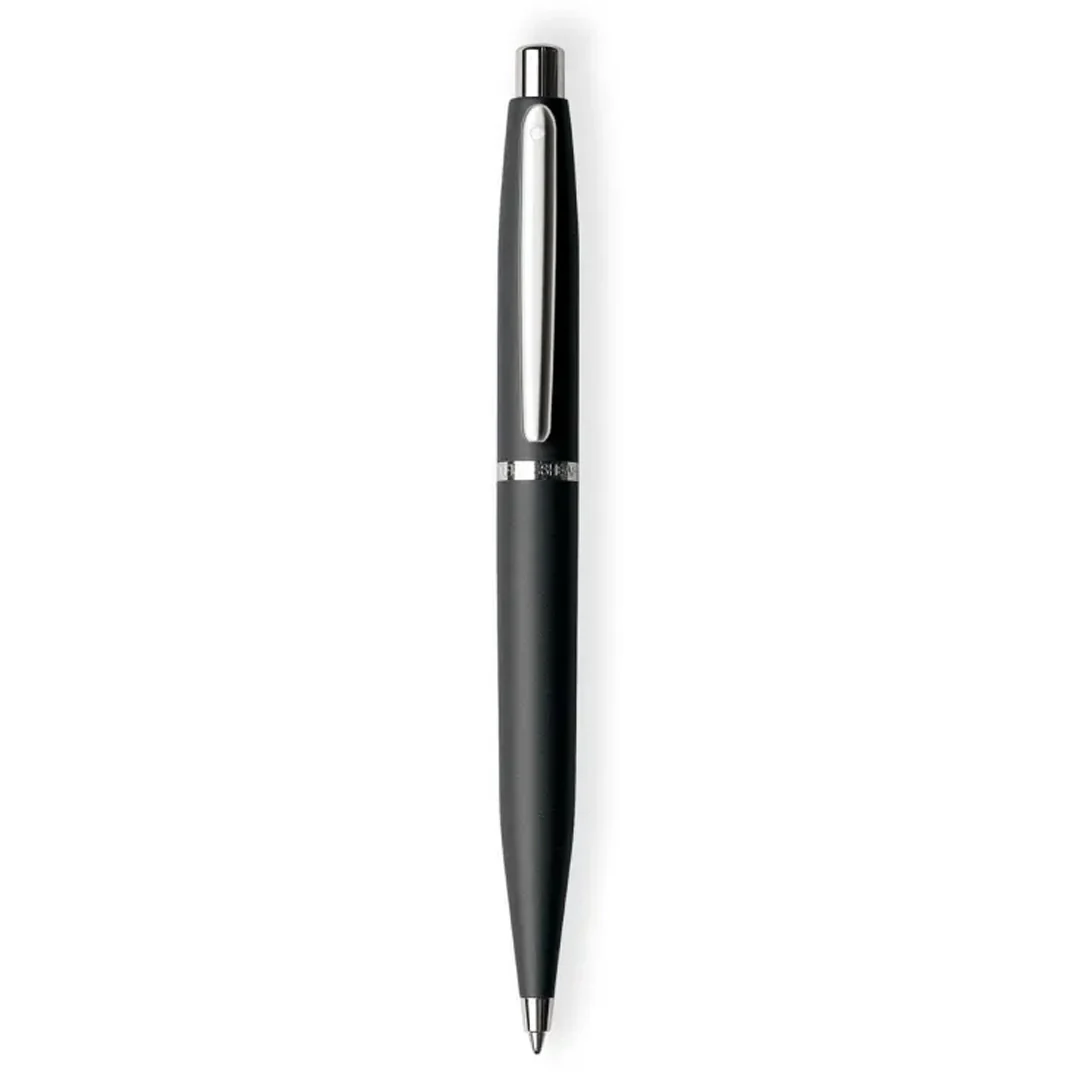Sheaffer Gift Set ft. Matte Black VFM Ballpoint Pen with Chrome Trims and Small Notebook - Image 4