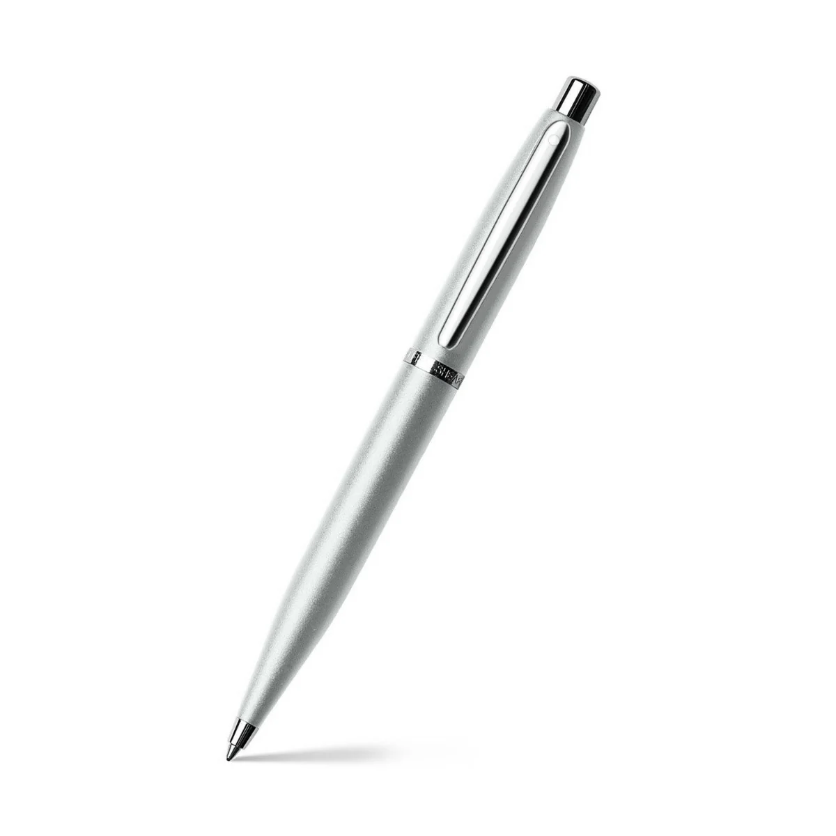 Sheaffer Gift Set ft. Strobe Silver VFM Ballpoint Pen with Chrome Trims and Small Notebook - Image 3