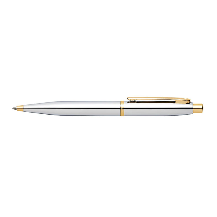 Sheaffer® VFM Polished Chrome with Gold Trims Ballpoint Pen - Image 3