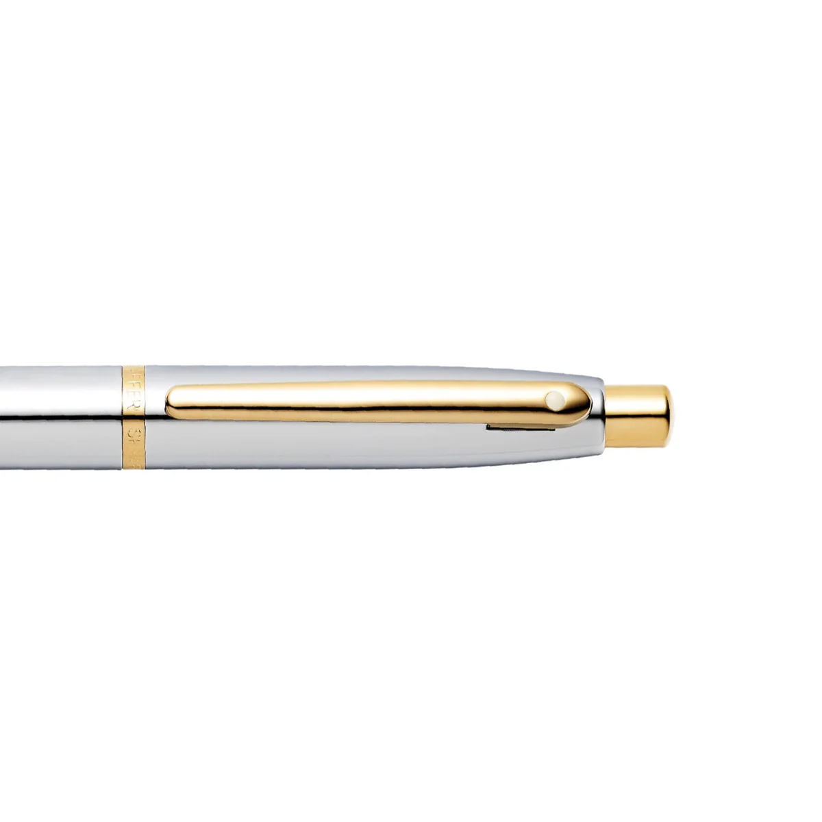 Sheaffer® VFM Polished Chrome with Gold Trims Ballpoint Pen - Image 5